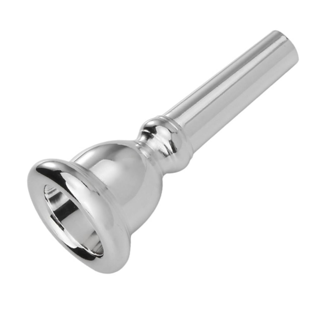 CIMAXIC Top Grade Silver Trombone Alto Mouthpiece Copper Construction 80mm x 1.3cm x 1.1cm 35mm x 11mm Replacement Part Machined