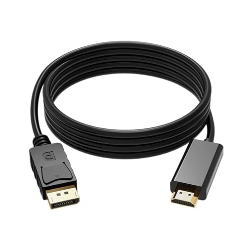 Cable de ordenador genérico, 1,8 m, cables de conexión unidireccionales 4K para ordenador – Longitud rápida piezas de repuesto para PC portátil y oficina en casa