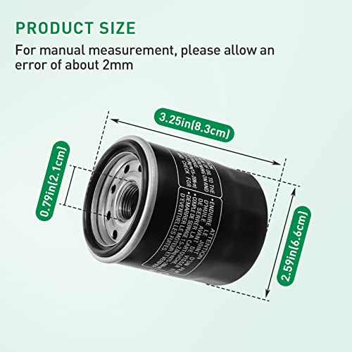 Cyleto Oil Filter For Honda Cbr600 F2 1991 1992 1993 1994 / Cbr 600 F3 1995 1996 1997 1998 / Cbr600 F4 1999 2000 #TOP1