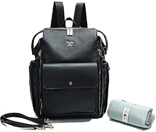 Diaper Bag Backpack by Miss Fong,Dipaer Bag, Backpack Diper Bag With Changing Pad,Large