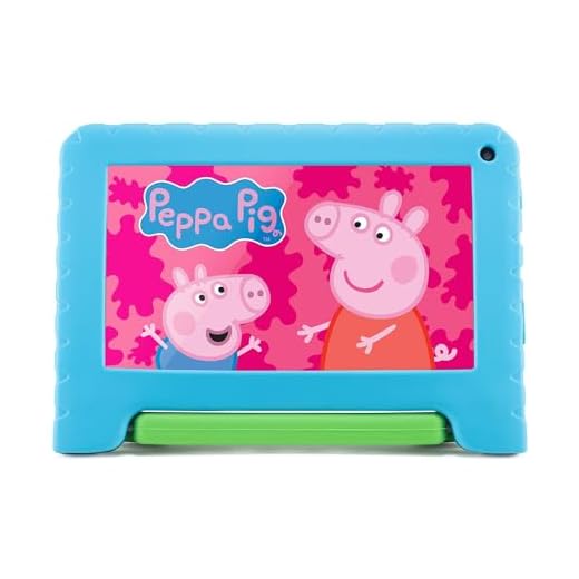 Tablet Multi Peppa Pig 4GB RAM + 64GB Armazenamento + Tela 7 pol + Case + Wi-fi + Android 13 (Go edition) + Processador Quad Core - NB420