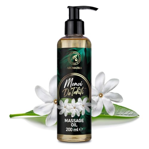 Massage Oil Monoi de Tahiti 200 ml - Body Care with Coconut Oil - Gardenia Flower Extract - Monoi de Tahiti Oil - Beauty - Skin Moisturising - Exotic Scent - Aromatherapy - Image 3