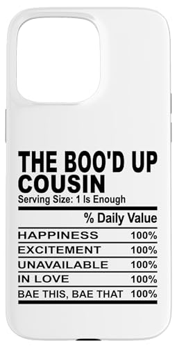 Boo'd up cousins 皮肉ないとこ 男性 女性 楽しみ スマホケース iPhone 15 Pro Max 用