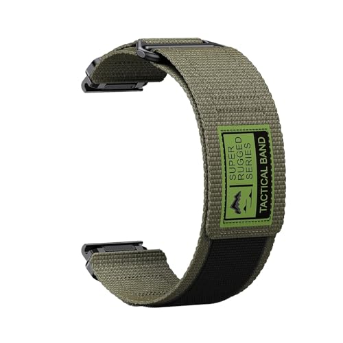 [PLYYQZM] Quick Fit 26mm iCoh .Gar min ɍ Fenix 8 51mm 7X 6X Pro 5X Plus/Enduro 3 2/Tavtix 7pro/Epix Pro uXbgpɓKp(Army gre