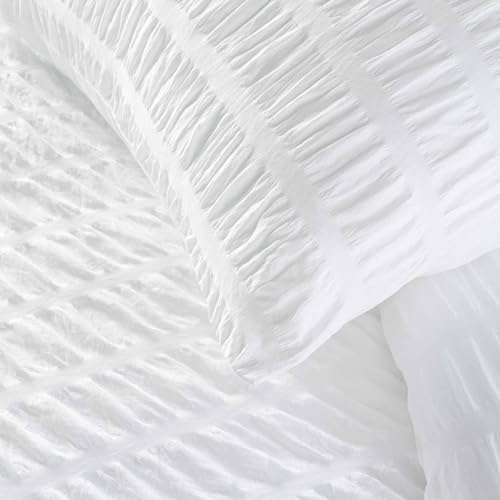 Evite arrugas con el juego de cama Douceur d'intérieur plissia de microfibra plisada 5