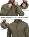 COOFANDY Men's Long Sleeve Quarter Zip Pullover Casual Fashion Lightweight Mock Neck Running Workout Shirt Hiking Grey