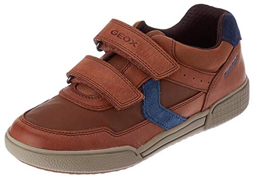 Preisvergleich Produktbild Geox Jungen J Poseido Boy A Sneaker, (Cognac / Avio), 29 EU