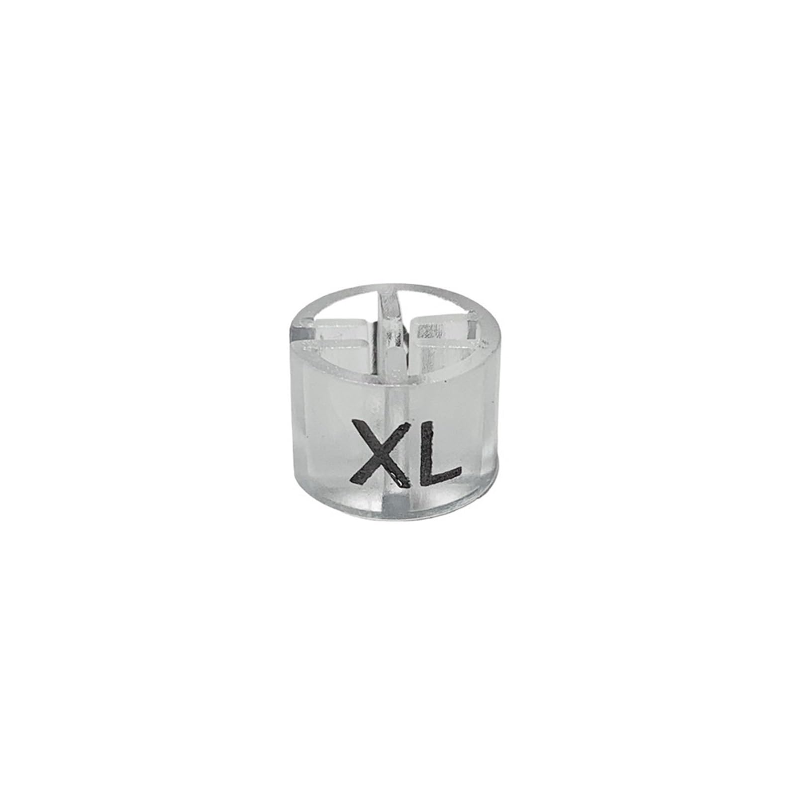 Clothes Hanger Size Markers 300PCS Clothes Hanger Size Markers Transparent Plastic Home Hangers Size Tag Kit XS-5XL Snap On Hanger Divider Accessories Label(XL)