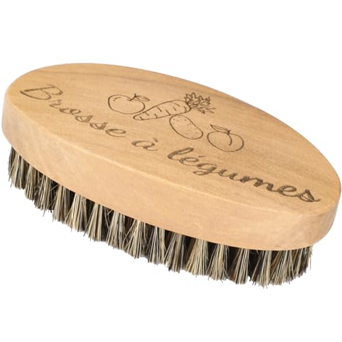 AUGSUN Brosse à Légumes, Brosses à Récurer pour Plats Fruits et Légumes, Brosse de Nettoyage pour Cuisine Jardin et Ménage