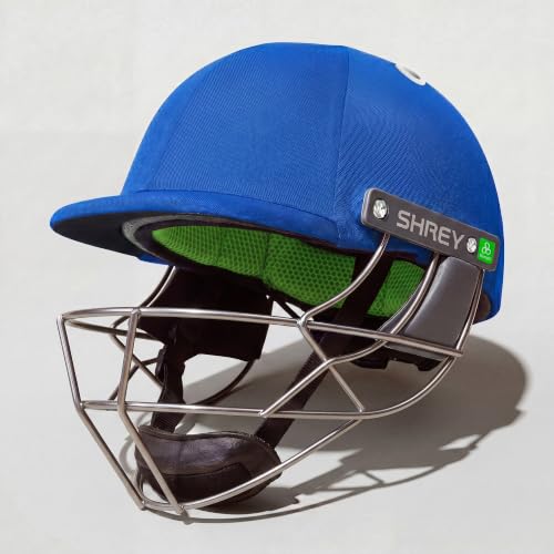 Image of Shrey Koroyd Stainless Steel Cricket Helmet Royal Blue Large