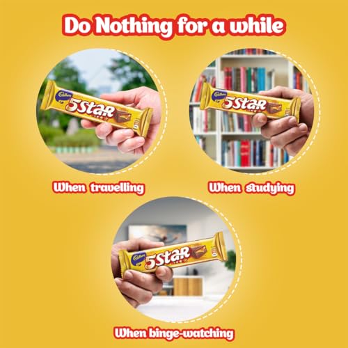 Image of Cadbury 5 Star Chocolate Home Treats Chocolate Bars, 191.9 Gram (Pack Of 4)