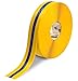 2" Yellow Tape with Blue Center Line - 100