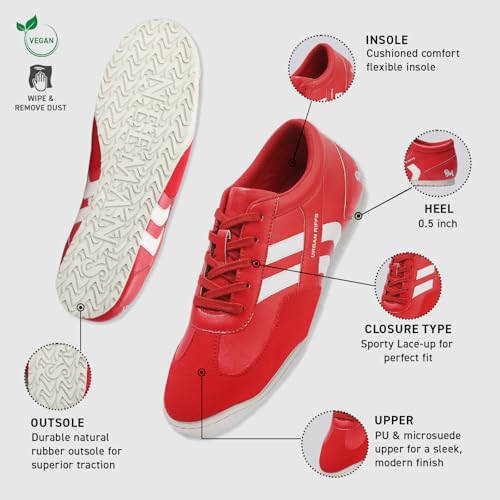 Image of Neeman's The Urban Riffs Sneakers for Men | Comfortable and Lightweight Casual Lace Up Shoes for Boys | All Day Wear | Stylish and Trendy | Walking Sneakers