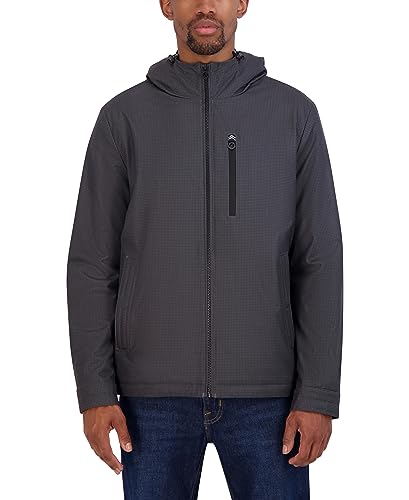 Image of Nautica Men's Transitional Sherpa Lined Hooded Jacket