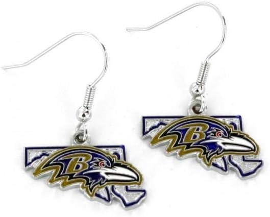 NFL Home State Earrings - Jewelry Gift for Mom, Wife, Sister, Daughter, Best Friend - Ideal Gift for Birthdays, Anniversaries & Special Occasions