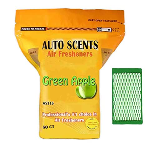 Professional Air Freshener Pads - Remove The Worst Smells With These Heavy Duty Pads (60 Pads Per Pack) (Green Apple) #TOP12