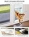 Dog Door for Sliding Glass Door, Doggy Door for Sliding Glass Doors Large Dog Up, Sliding Door Dog Door Insert, [Upgrade Version] Adjustable Height 74.8