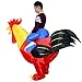 Weehey Adultos Rooster Inflable Traje Prop Blow Up Inflable Vestido Halloween Cosplay...