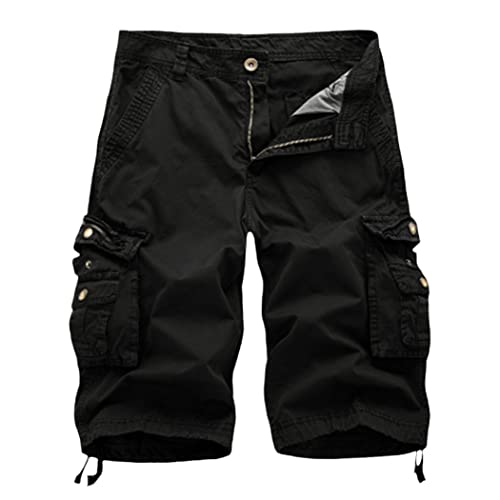 Short tactique décontracté solide grande taille en coton respirant
