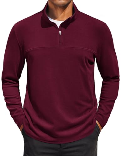 Pull thermique col roulé homme polaire manches longues vêtement chaud hiver COOFANDY