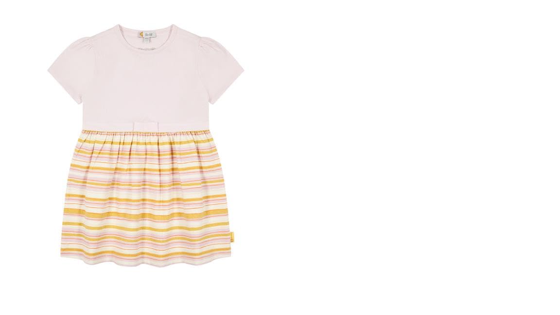 Steiff blossom Mädchen KLEID, rosa + gestreift L002412210 gr.104