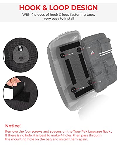 Kemimoto Tour Pack Lid Organizer For Road Glide Road King Electra Glide Street Glide Touring Travel-Paks #TOP4