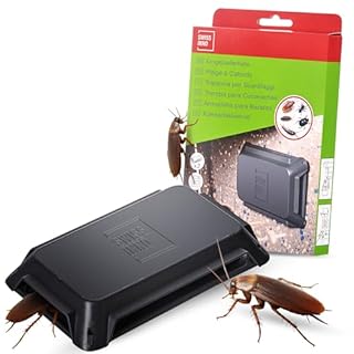 SWISSINNO Trappola per Insetti Striscianti con Esca Alimentare – 2 Trappole Adesive per Scarafaggi Pesciolini d’Argento Coleotteri Porcellini di Terra Ragni – Per Interni Monitoraggio Infestazioni