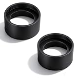 2 Pcs Eyepiece Cover, Binocular Eye Cups Replacement Guard, Industrial Eyepiece Eye Cups, Soft Rubber Eyepieces Cover, Replacement Accessories for Flat Angle Stereo Microscopes (34mm Inner Diameter)
