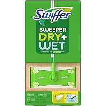 Swiffer Sweeper Dry + Wet sweeping Kit 1 Sweeper, 14 Dry Cloths, 6 Wet Cloths