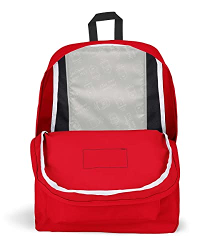 Image of JanSport Superbreak Backpack - Durable, Lightweight Premium Backpack, Red Tape