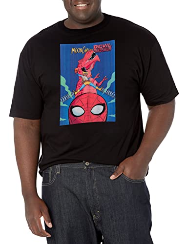 T-shirt Marvel homme Moon Girl en tissu doux anti-déformation à manches courtes