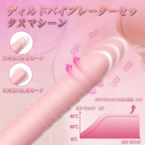 【ピストン★ビリビリ★ぽかぽかトリプル快感 】ディルド でぃると女性用 ピストン 電動 バイブ ばいぶ 人気ランキング リアル 本物 中いき バイブレーター【10段伸縮+10段振動+加熱】あだると アダルト おとな エッチな えっち デンマ 大人 グッズ おもちゃ オモチャ 玩具 セルフプレジャー セックス 潮吹き 中だし 女性向け ひとり でんま 初心者 激しい 極太 強力 静音 太い 射精 - 画像2