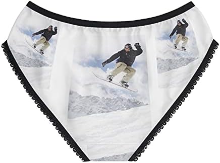 Snow Boarding Panties, Snow Boarding Underwear, Briefs, Cotton Briefs, Funny Underwear, Panties For Women
