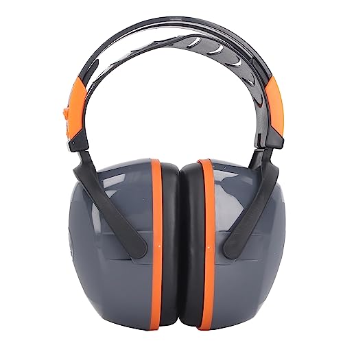 ANGGREK Noise Reducing Earmuffs, Lightweight Hearing Safety Ear Muffs Ergonomic Retractable for Study Travel