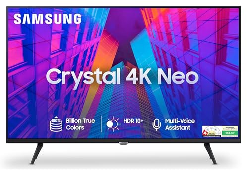 Image of Samsung 108 cm (43 inches) Crystal 4K Neo Series Ultra HD Smart LED TV UA43AUE65AKXXL (Black)
