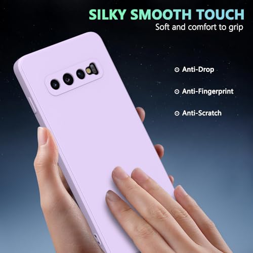 Image of for Samsung Galaxy S10 Case Purple, Scratch Resistant with Soft Touch, Slim Thin Phone Cover for Samsung Galaxy S10