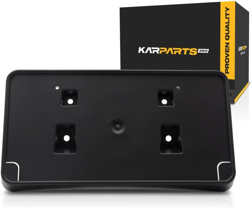 for Jeep Cherokee License Plate Bracket 2014 15 16 17 2018 | Front | Textured | Plastic | CH1068130 | 68207291AC