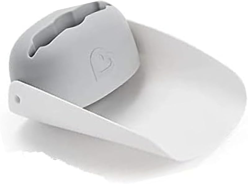 Extensor de grifo genérico para fregadero de cocina y bañera, extensores universales para mango de fregadero, divertido lavado de manos con extensor de grifo para fregadero para niños pequeños y bebés (gris)