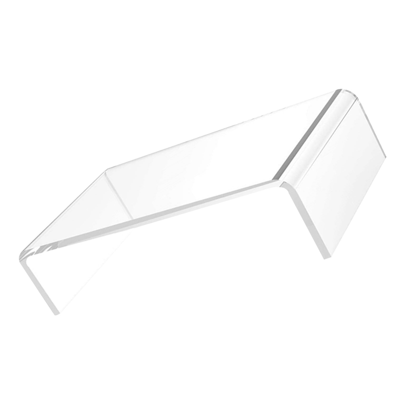 NOLITOY Supporto per Monitor Acrilico Trasparente, Rialzo per Schermo del Computer, Base di Supporto per Pc, per Casa, Ufficio e Scuola, Risparmio Spazio e Postura Ergonomica