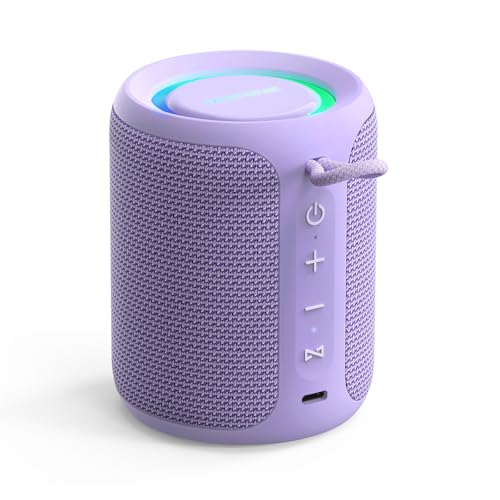 MIATONE Bluetooth スピーカー 360°サウンド IPX7防水 ワイヤレス お風呂 ブルートゥース スピーカー デュアルパッシブラジエーター スマホ パソコン pc テレビ 車載【TWS機能/AUX 接続/マイク内蔵/12時間連続再生】Type-C接続