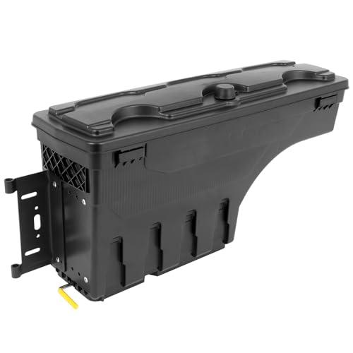 SCITOO 180° Rotating Storage Tool Box Fit For Dodge Ram 1500 2500 3500 2002-2018 Waterproof Truck Storage Box Left Driver Side