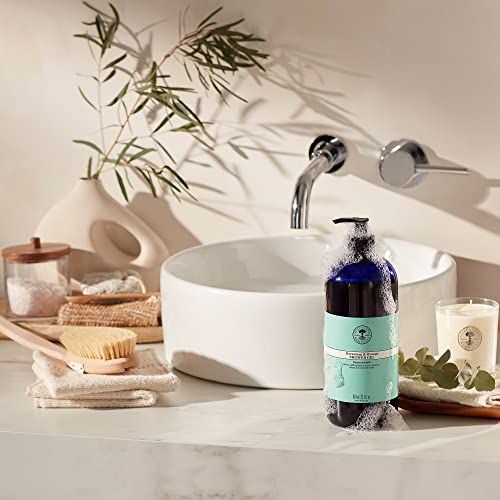 Neal's Yard Remedies Geranium & Orange Shower Gel, Energising & Uplifting Body Wash, Citrus Scent, Vegan & Cruelty-Free, 950ml