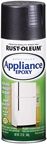 Rust-Oleum 6-Pack of 12 oz Brands 7886830 Black Specialty Appliance Epoxy Spray, Gloss