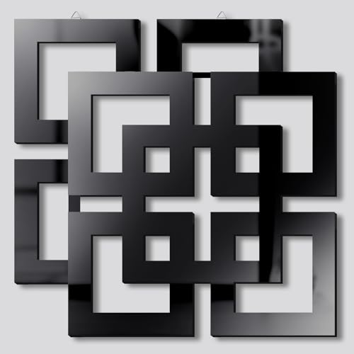 Weysat 2-Piece Square Mirrored Decor