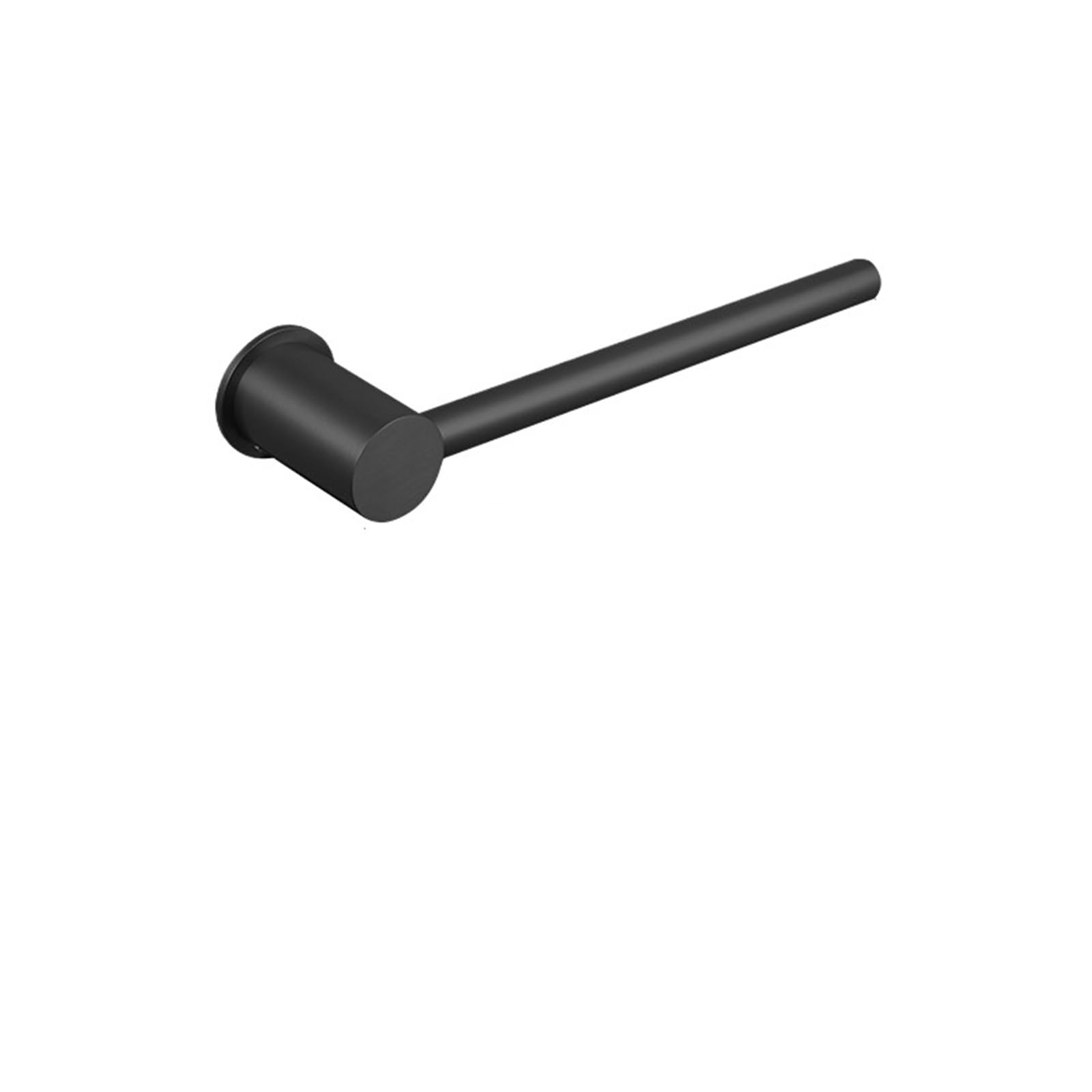 Towel Rod Brass Wall Mounted Bath Storage Organizer Bathroom Hanger Rack Accessories for Bathroom(Black 30cm)