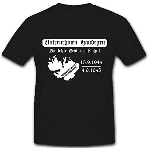 T-shirt Wettertrupp Haudegen Arctis noir en coton taille S homme