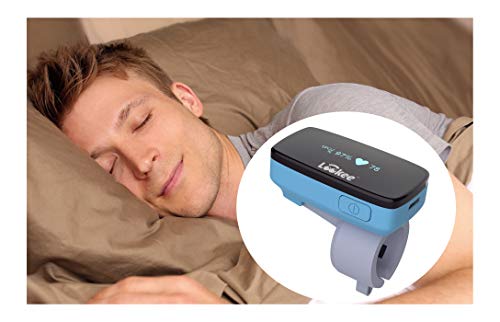 Lookee Sleep-Ring Oxygen Tracker with Notification for Low O2 Saturation Level and Heart