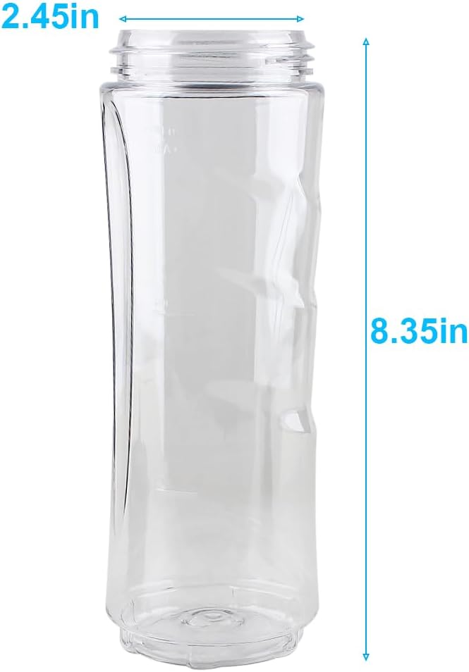 Replacement parts Sport Bottle with Lid, Compatible with Oster My Blend Blenders(2PCS)