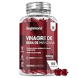 Keto Gominolas Vinagre De Manzana con Madre 1000mg 90 Gominolas Vegana, Sabor a Manzana- Suplemento Detox con Ácido Acético, Remolacha, Vitamina C y del Grupo B, Para el Metabolismo Energético Normal