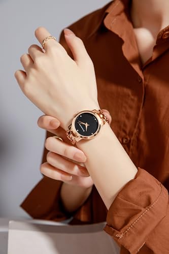 Image of Giordano Analog Black Dial Women's Watch-C2204-33
